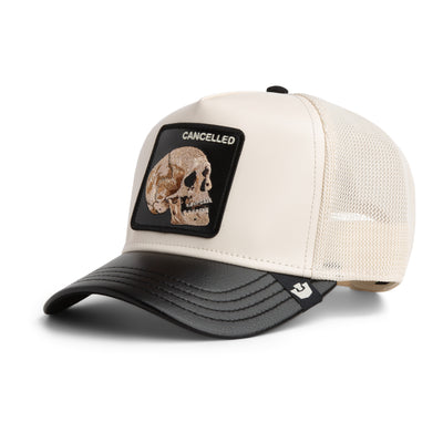 Faux Leather Skull