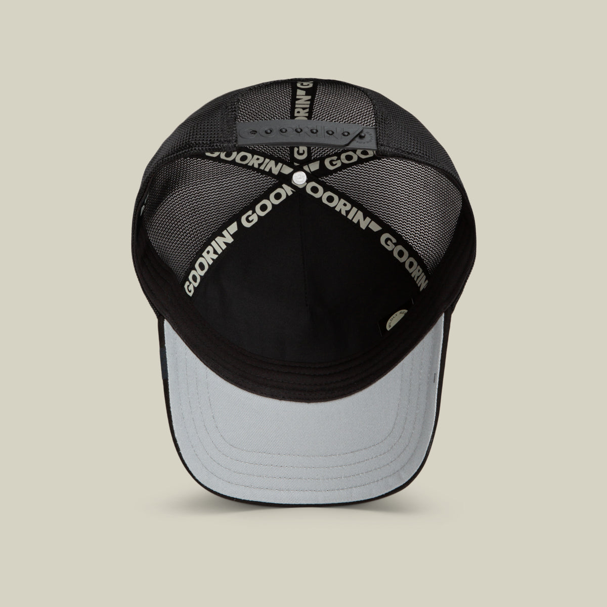Suede Cancelled Skull Trucker