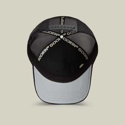 Suede Cancelled Skull Trucker